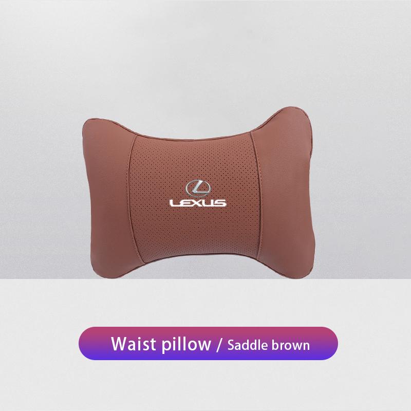 Car Headrest/Lumbar Support Car Neck Pillow Waist Cushion For Lexus LS LC RZ IS350 ES300 GS350 CT200h GX460 LX570 RX500h NX300