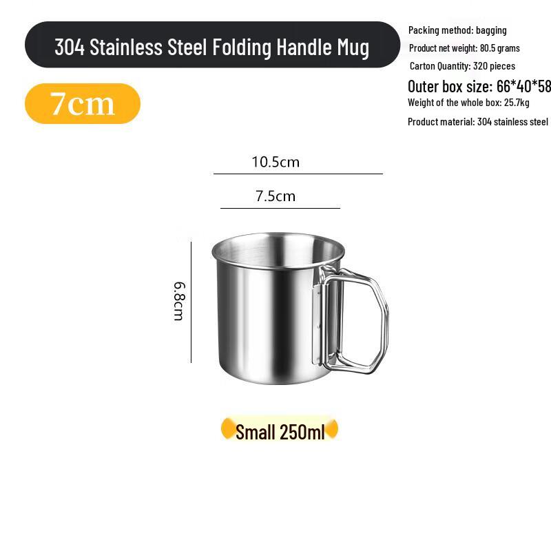 

Складной стакан Yuzhou из нержавеющей стали 304