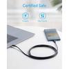 Anker PowerLine II USB-C & USB-C 2.0 Cable (1.8m Black) [USB-IF Certified/Ultra Durable/PD Compatible] Galaxy S10 / S10+ / S9 / S9+, iPad Pro (2018, 1