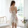 Sex underwear pure desire floral skirt sexy pajamas small chest temptation pure French dress transparent adult