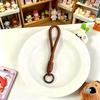 Handmade Woven Rope Pendant & Perler Beads Keychain for Cups and Phones