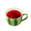 400ml Creative Fruit Coffee Mug Watermelon Orange Lemon Shaped Ceramic Breakfast Cup Cartoon Tea Milk Mug Large Capacity Gift