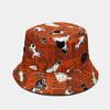 Ldslyjr Four Seasons Cotton Cartoon Cat Print Bucket Hat Fisherman Hat Outdoor Travel Hat Sun Cap Hats For Men And Women 314