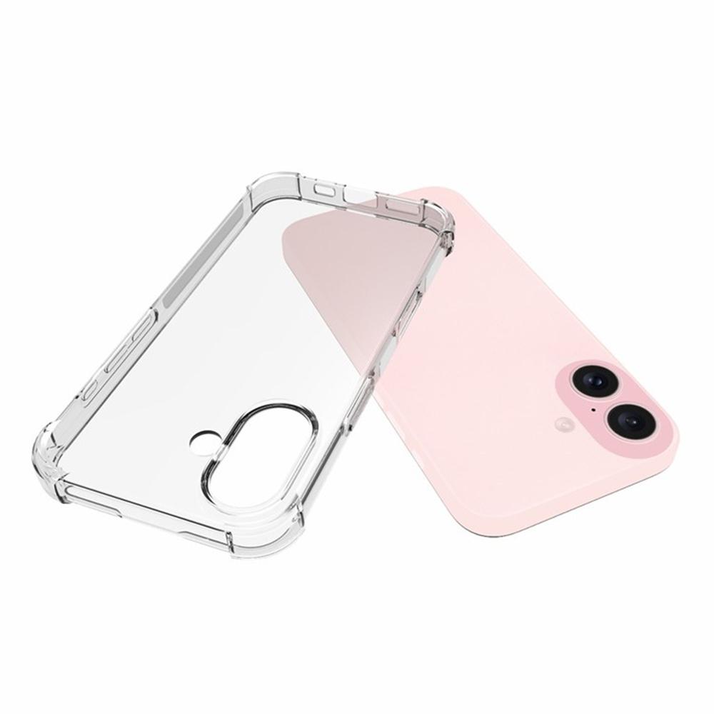 TYMEI For iPhone 16 Plus Case Four Corner Shockproof 1.5mm Clear Phone Cover