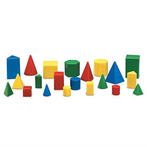 Jouet éducatif - LEARNING RESOURCES - Mini Kit Geosolids - Apprentissage des formes - 1 joueur ou plus - 3 ans et plus
