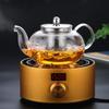 Teiera in vetro resistente al calore da 400 ml/600 ml/800 ml/1000 ml, teiera per caffè, bollitore per tè Puer con infusore