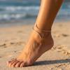 Lines Curved Shape Wrapped Ankle Chain S-shaped Foot Chain Anklets Bracelets  Women Beach Jewelry