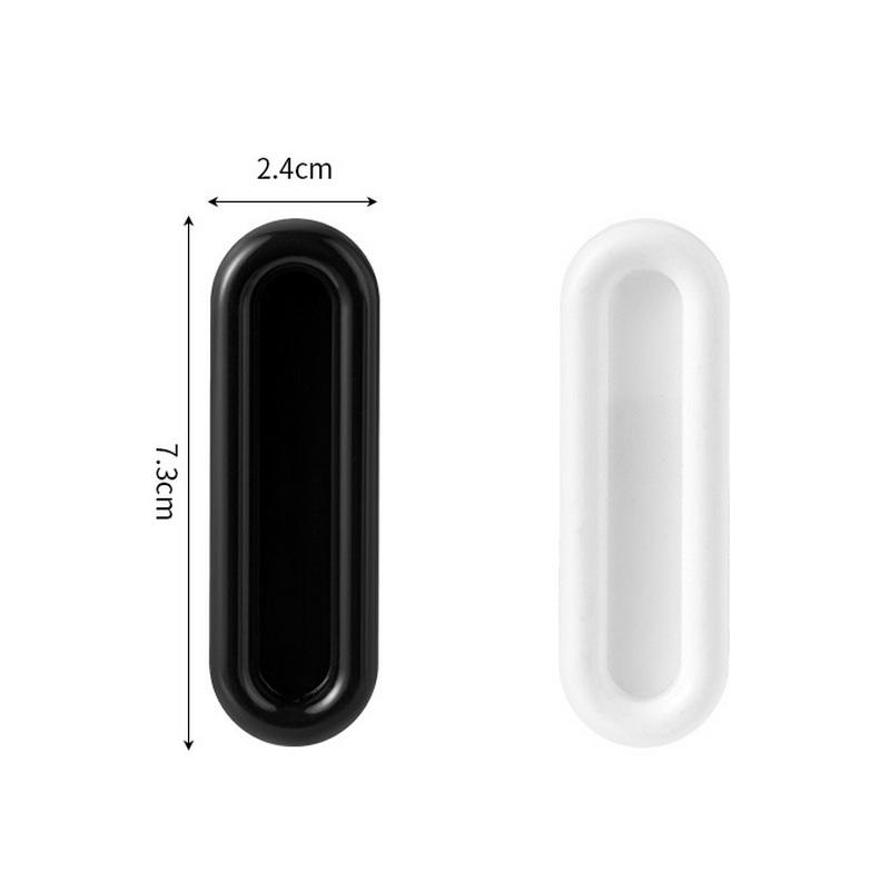 Pack of 4 Non-Slip Self-Adhesive Door Knobs, Ideal for Interior Doors, Windows & Cabinets