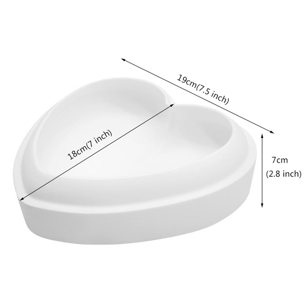 

Силиконовая форма для торта в форме сердца 19 см Противень для выпечки шоколадного мусса десерт чизкейк