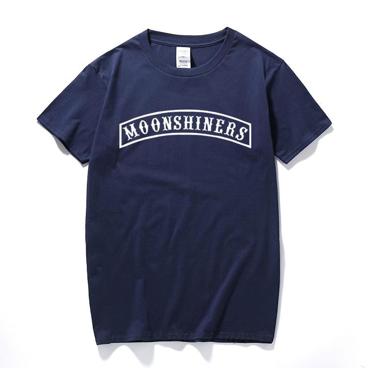 Moonshiners T Shirt Funny Tshirt Sutton Moonshine Hillbilly South Runs Popcorn Tops Cotton Short Sleeve Tshirt Camisetas Hombre