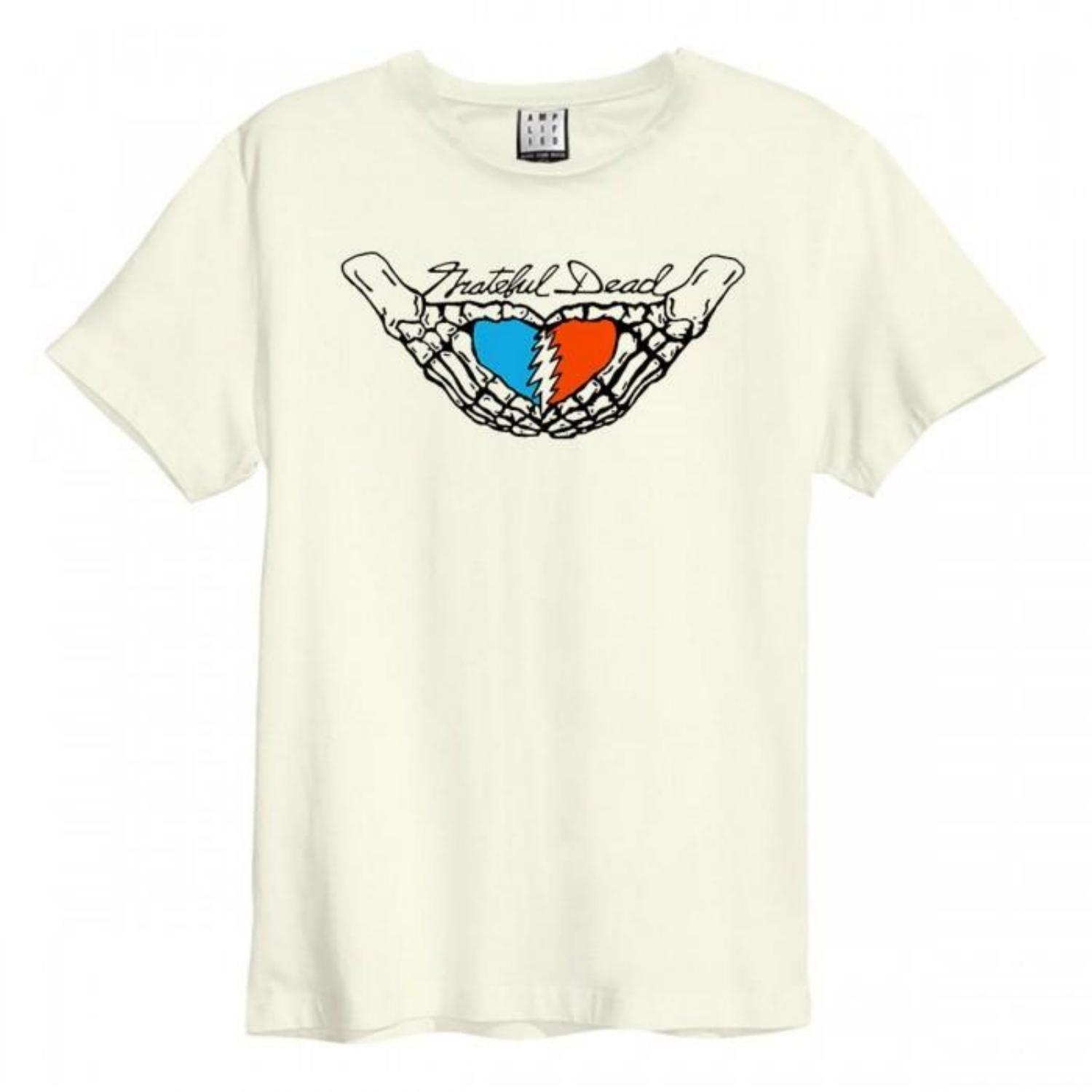 Amplified Unisex Adult Heart Shape Grateful Dead T-Shirt S разноцветный