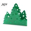 Festive Napkin Organizer Christmas Tree Holder, Stainless Steel Vertical Paper Towel Stand, Modern Metal Tray Decorative Dispenser for Holiday