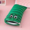 JWL-2pcs Creative Caterpillar Zipper Pencil Case School Stationery Storage Bag Cute Pen Holder Student Pen Case for Kids Kawaii Pen Bags
