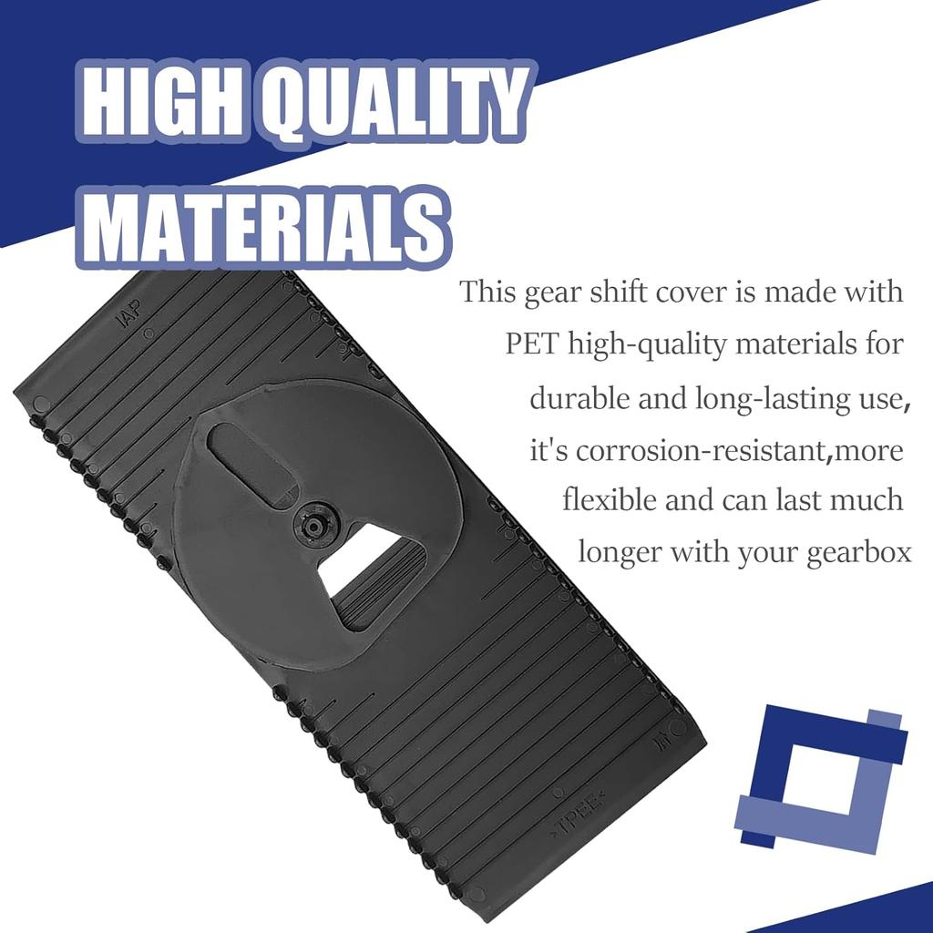 Shift Slider Center Console Slide Cover, Compatible with Lexus IS250 IS350 2005-2013, Shifter Gear Shift Knob Cover Replaces 35975-53020 (Black)