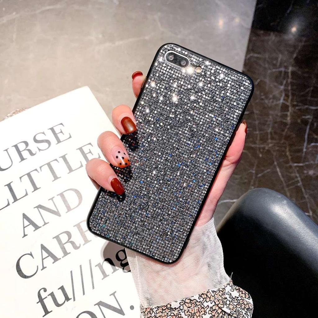 Suitable for Honor magic4 mobile phone case P50 small square glitter protective case Honor 70 sequin all-inclusive case