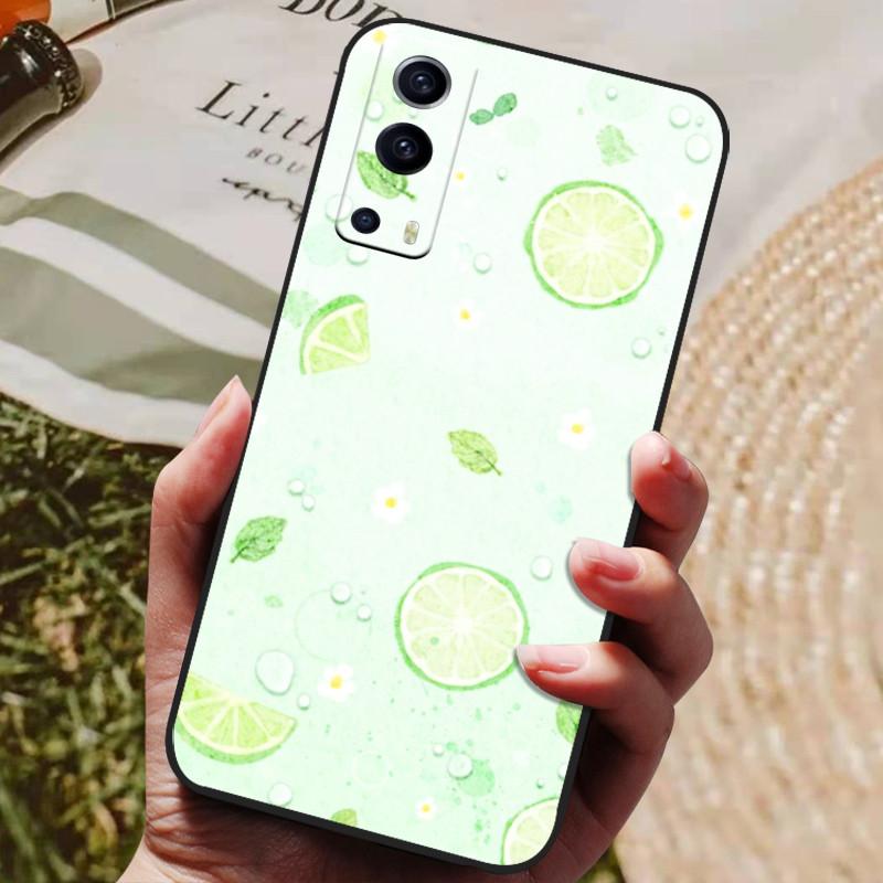 For Coque Vivo Y72 5G Case Silicon Back Cover Phone Case For Vivo Y72 5G Cases Soft Bumper Funda for Vivo Y 72 5G 6.58" Shells