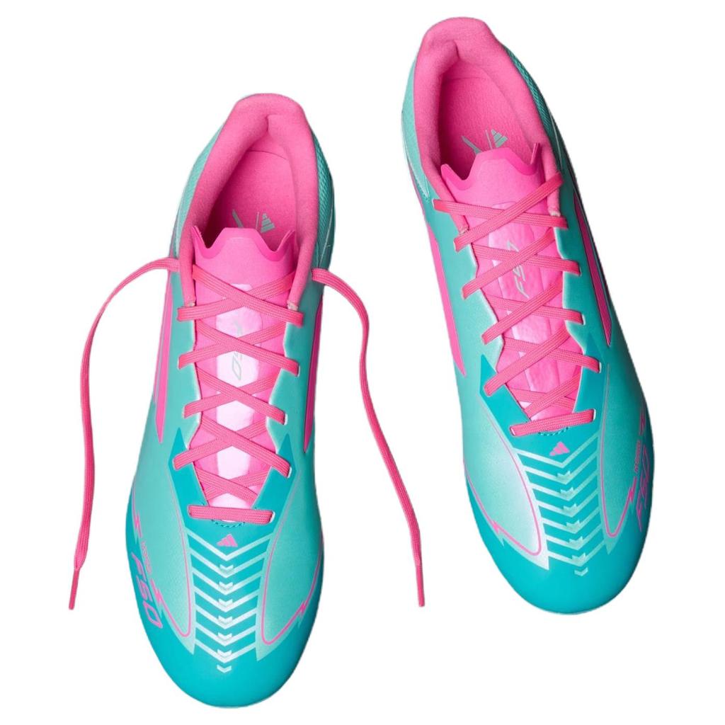 Adidas Messi Adizero F50 League FG MG La Vida Tropical Pack Unisex Sneakers Teal Flash-Aqua Lucid-Pink IH0928