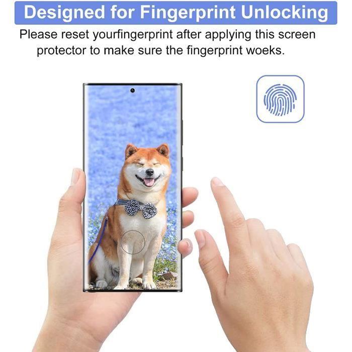 [2 Pieces] Tempered Glass for Samsung Galaxy S22 Ultra 5G, 3D Full Coverage Screen Protector, Bubble-Free Tempered Glass, 9[554]