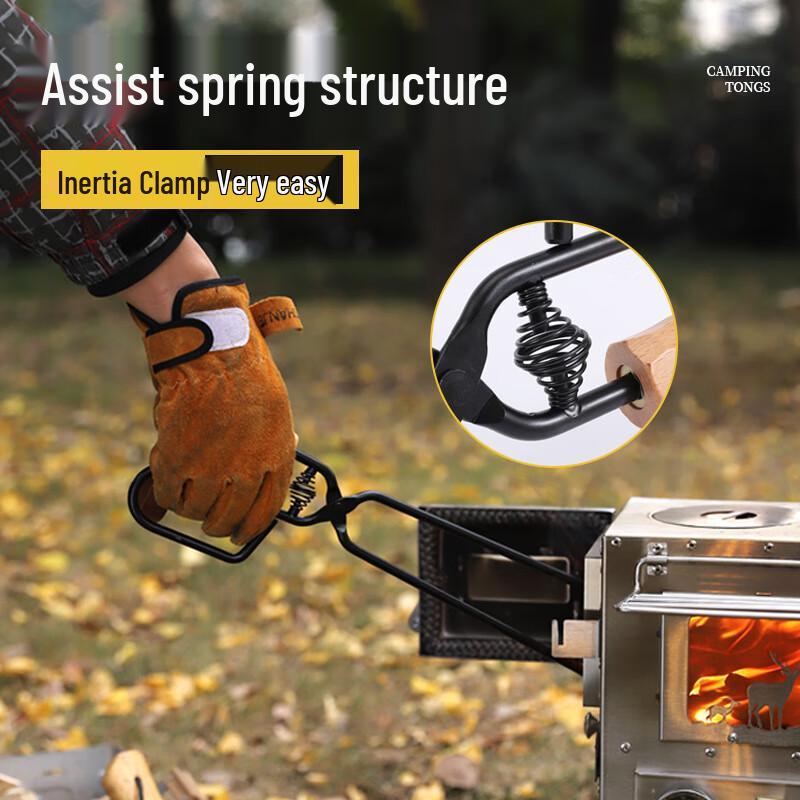 Уличные щипцы для угля для барбекю и кемпинга