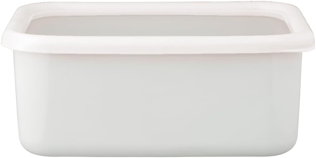 

Fuji Horo konte Deep Square Container L, Lily White, KE-DL LW
