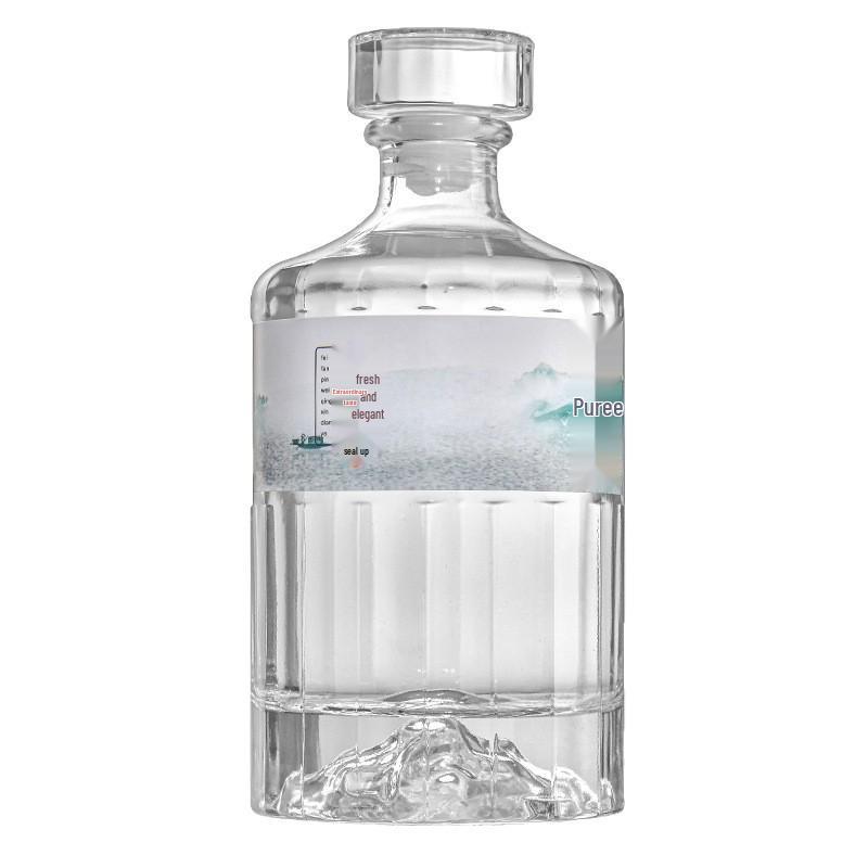 Kaitian 500ml Glass Wine Bottle Set with Label & Gift Box – Perfect for Weddings