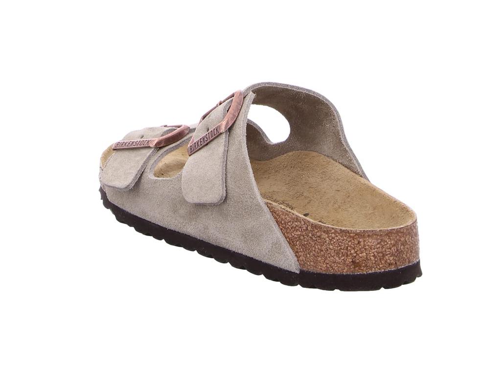 Birkenstock Arizona Leather 051463 Taupe Cm (Narrow Width) Women's 23.0
