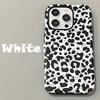 Custodia per Telefono con Stampa Leopardo per Apple iPhone 16 ProMax - Guscio Rigido a Doppio Strato Antiurto Elegante Copertura Completa per iPhone 16/15/14/13/12/11/Pro/Plus
