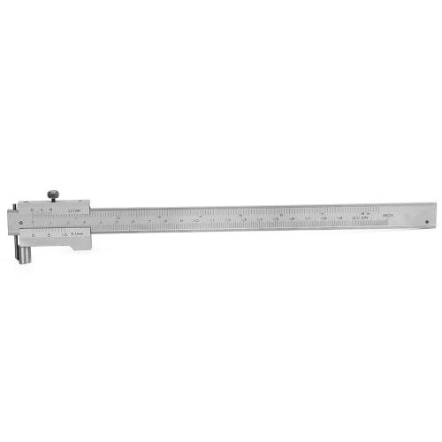 Fabater Marking Vernier Caliper, Wear-Resistant Stainless Steel 0.1mm Parallel Marking Gauge for Scribing Measurement (0-200mm)
