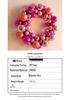 Shiny Christmas Ball Wreath - Festive Door and Wall Hanging Decoration