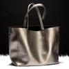 Women Bag  Genuine Leather Shoulder Bags Fashion Solid Soft Casual Tote Purses And Handbags High-capacity Euro-America Style