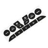 Perfect-Fit Car Vinyl Climate Repair Decals Button Sticker Air Dashboard Accessories for Ford Focus 2 MK2 99-05
