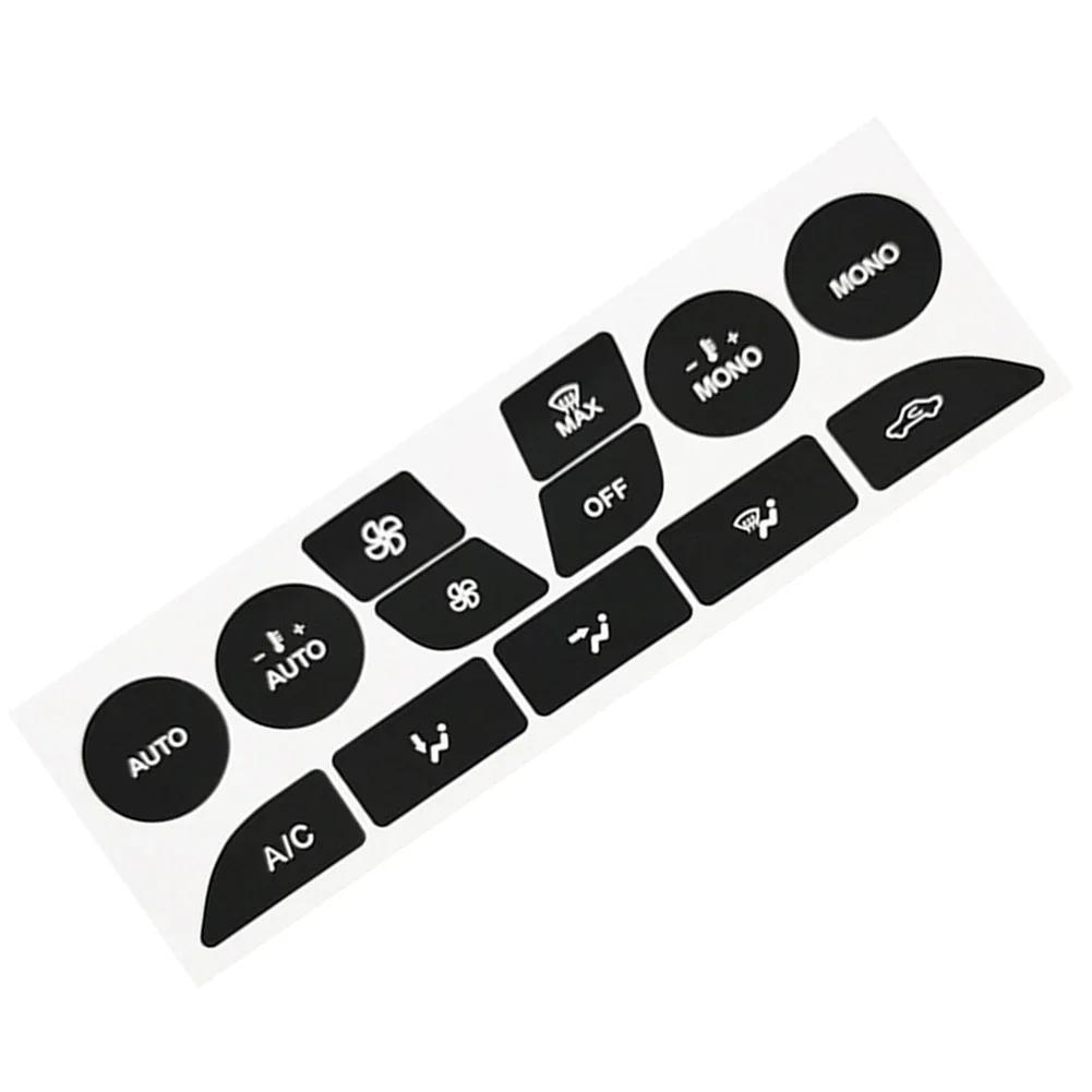 Perfect-Fit Car Vinyl Climate Repair Decals Button Sticker Air Dashboard Accessories for Ford Focus 2 MK2 99-05