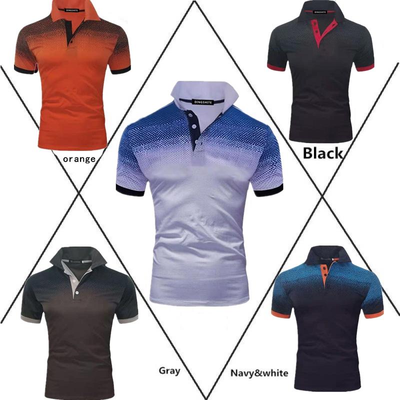 

Летняя мужская модная рубашка поло с коротким рукавом