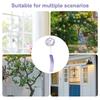 Japanese Wind Chime Handmade Glass Furin Indoor Outdoor Garden Bell Outdoor Glass Furin Cherry Blossom Pattern Home Decor