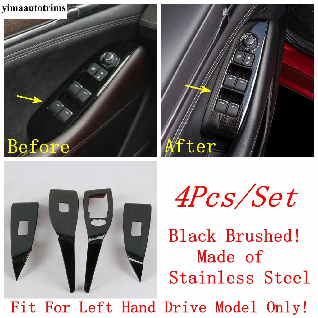 Tlačítko zvedání okna / Panel řadicí páky / Dekorativní kryt panelu přístrojové desky s flitry pro Mazda 6 - 2024 Kovové doplňky