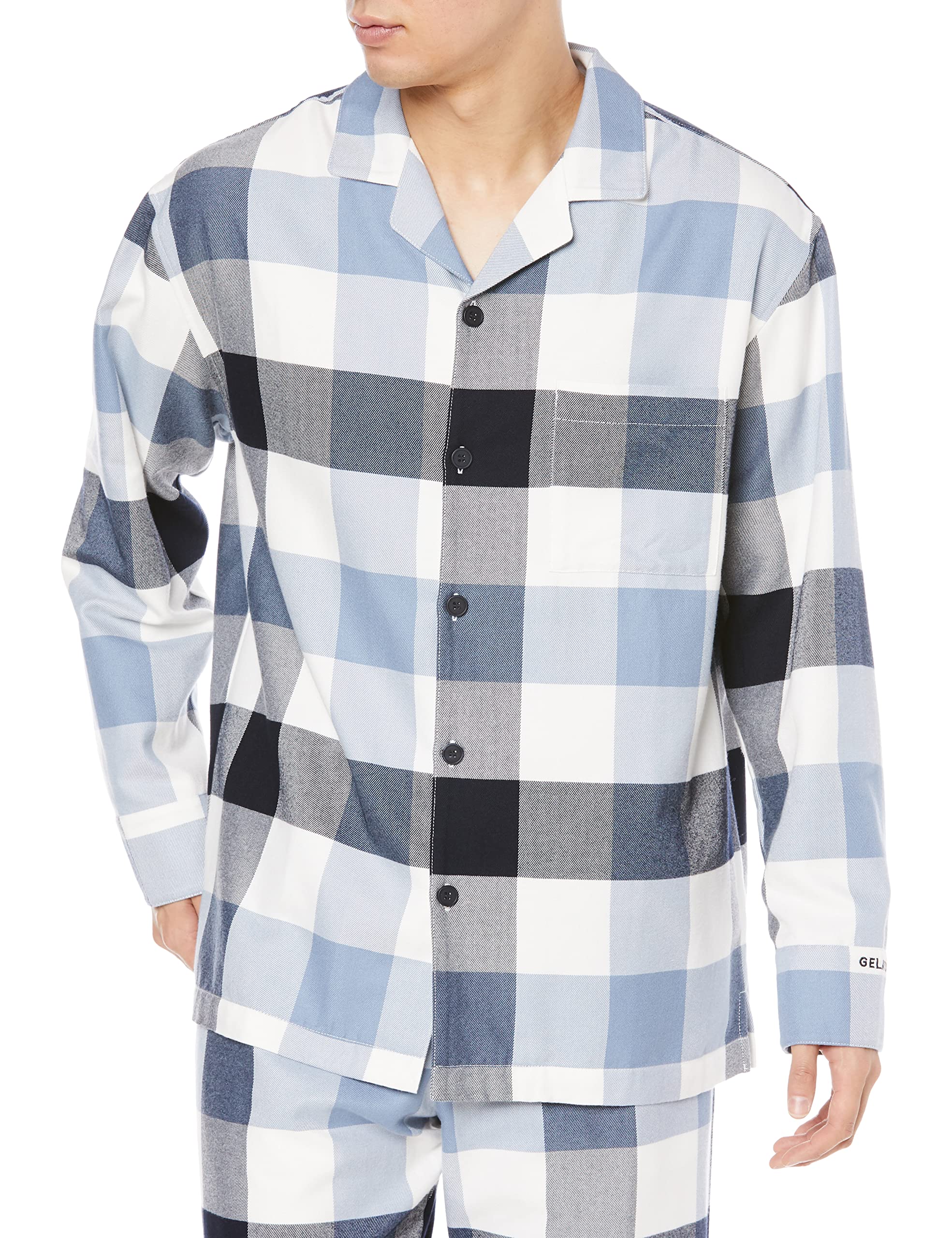 

HOMME Рубашка в клетку PMFT225266 NVY M [Gelato Pique] Мужская тёмно-синий
