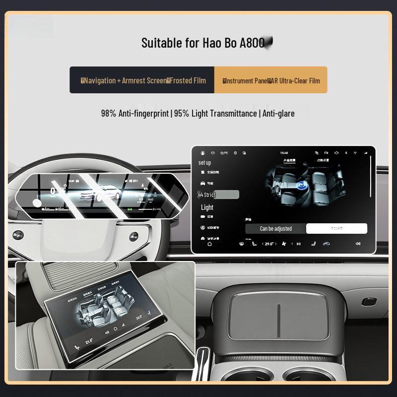 GAC AION V800 Central Control Screen Protection Film for Interior Decoration