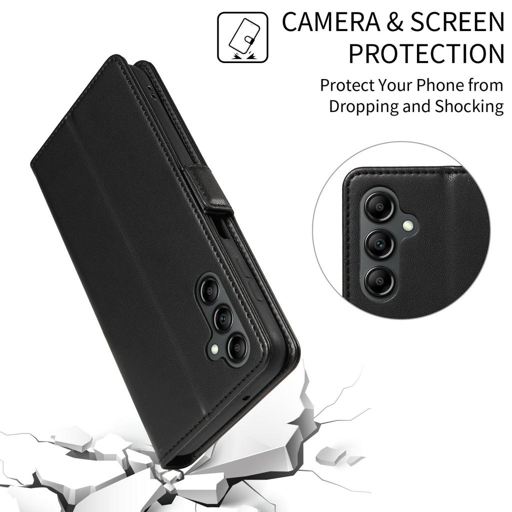 For Samsung Galaxy A57 5G Case Side Magnetic Clasp RFID Blocking Leather Phone Wallet Cover