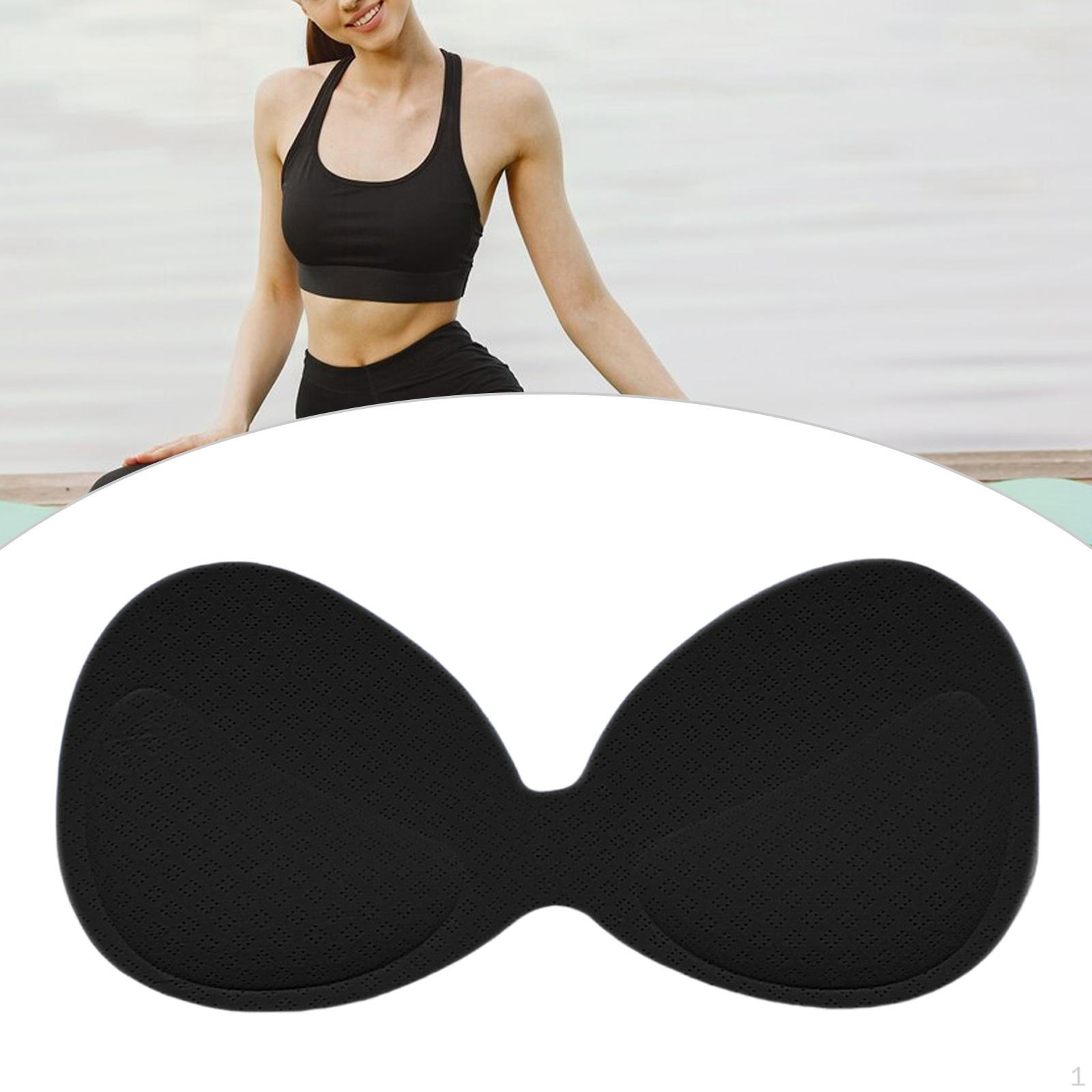 

2 штуки вкладыши для бюстгальтера грудь для топов бикини купальник Black Siamese