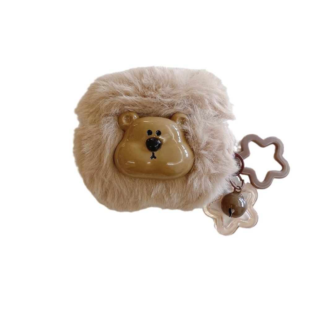 Plush bear for Apple AirPods 1 generation Bluetooth headset case Pro1 headset case Apple 1 generation