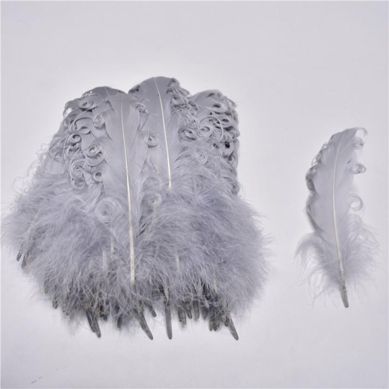 20/100pcs Colorful Curly Goose Feathers for Craftsdiy Jewelry Making Christmas Wedding Centerpiece Hat Plumas Decorativas13-18cm