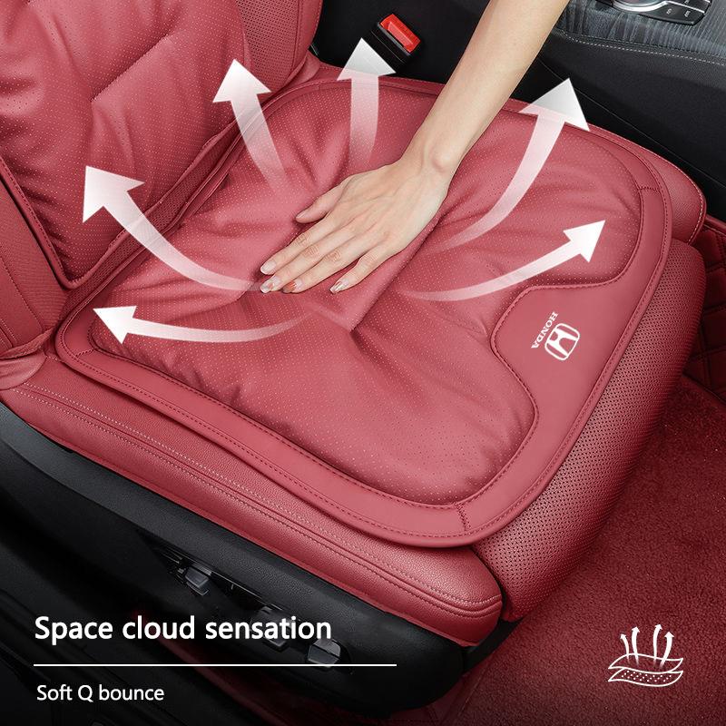 AQU3 Car Breathable Seat Plush Cushion Velvet Warm Pad Rear Seat Cover For Honda Civic Accord Fit City CRV Odyssey Pilot Jazz Insight