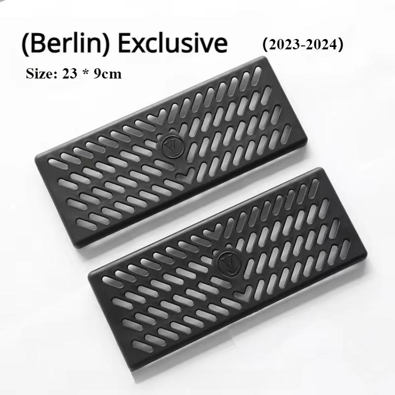 For Tesla Model Y Under-seat Air Vent Protection Cover Front Under-seat Air Vents ABS Covers Protection Car Accessories 2022