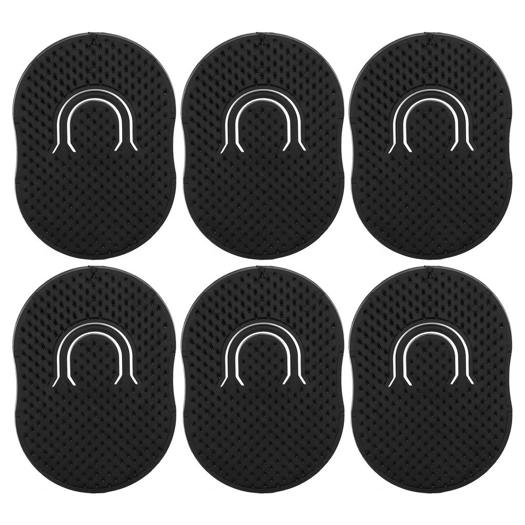 6 Stück Taschenhandkämme Tragbar Leicht Handheld Massagegerät Haarbürste Kamm für Männer