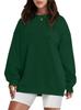 2024 Cross-Border Women's Plus Velvet Loose Long Sleeve Hoodie for Autumn & Winter
