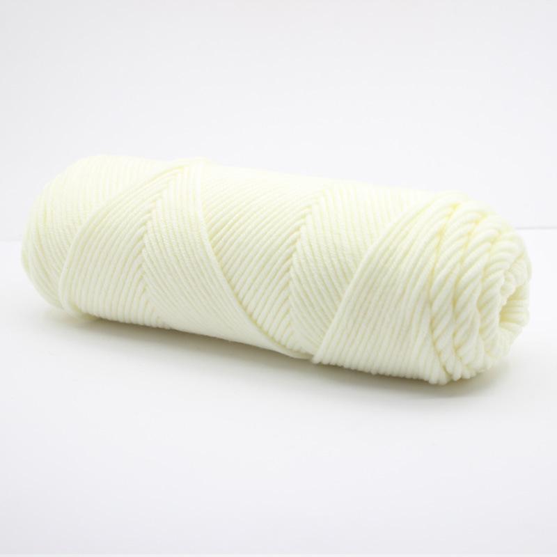 Hand-Knitted Cotton Wool Scarf Yarn for Men & Women, Coarse Wool & Milk Cotton Material, Worsted Crochet.