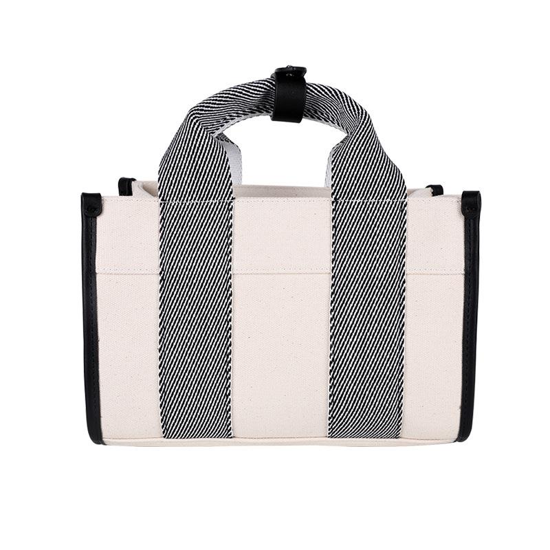 Bag Female Fashion Korean Female Bag Square Retro Canvas Bag Large Capacity Handbag