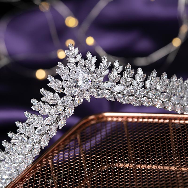 Bridal Wedding Tiara Classic New Fashion Design Bridal Hair Accessories Anniversary Wedding Women Crowns BC6026 Corona Princesa