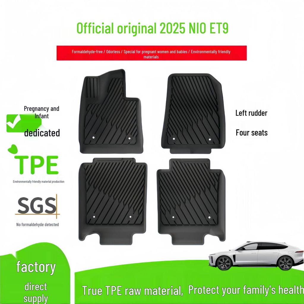 Custom Floor & Trunk Mats for 2025 NIO ET9 - TPE Material