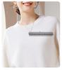 Women's Fashion Thickened Pure Cashmere Round Neck Sweater - Autumn/Winter Loose Fit Base Layer